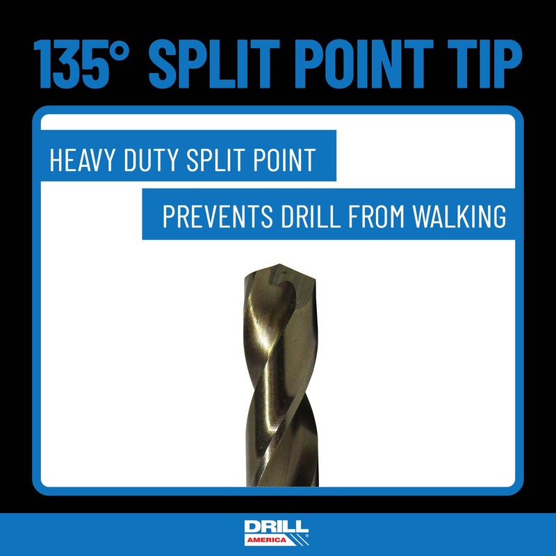 Drill America - DWD29J-CO-PC 29 Piece M35 Cobalt Drill Bit