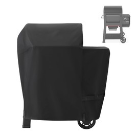 Grill Cover for Weber Searwood 600 Pellet Grill, 600D Waterproof 3400145 Weber Searwood 600 Cover, Outdoor BBQ Accessory, Outdoor Grill Cover