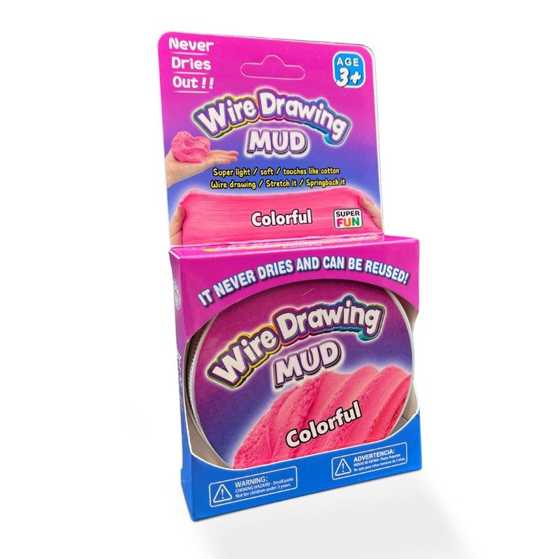 Heat Sensitive Mud - 2 x Squeezable Exciting Putties Non-Toxic