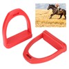 1 Pair Horse Stirrups Rubber Pad Slip Resistance Professional Engineering