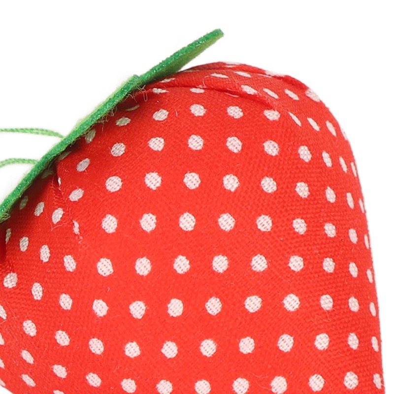 20pcs Sewing Pin Cushion Cotton Soft Lightweight Cute Strawberry Shaped