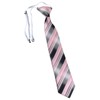 TigerTie Security Tie in Striped - Pre-tied with Elastic Band,