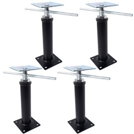 Adjustable House Floor Jacks, 4 Pack, 11”-14.5” Height Range, 10000 lbs Load Capacity, Adjustable Support Beam Basement Jack Post for Leveling and Temporary Support