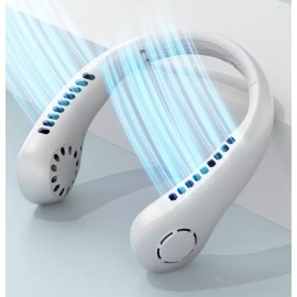 UseeShine Portable Neck Fan, Hands Free Bladeless Fan, 3000 mAh Battery, 3 Speeds