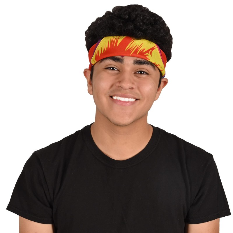 Funky Tie-Dyed Bandana Party Accessory (1 count)
