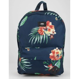 VANS Old Skool 3 Backpack (NEW) School Book Bag TROPICAL FLORAL HAWAII Free Ship