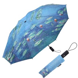 RainCaper Folding Travel Umbrellas (Monet Water Lilies)