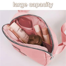 Birthday Gifts for 4 5 6 7 8 9 10 11 12 13 14 Year Old Girls,Cute Trendy Stuff Belt bag Fanny pack Crossbody Bags for Teens Kids Daughter Sister Her Women, Peach, N