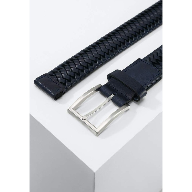 LLOYD Men's Belts 7586 Braided Belt Navy / Blue, navy