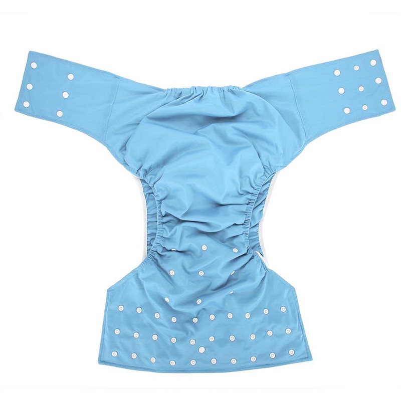 Washable Adult Pocket Nappy Cover Adjustable Reusable Diaper Cloth Light