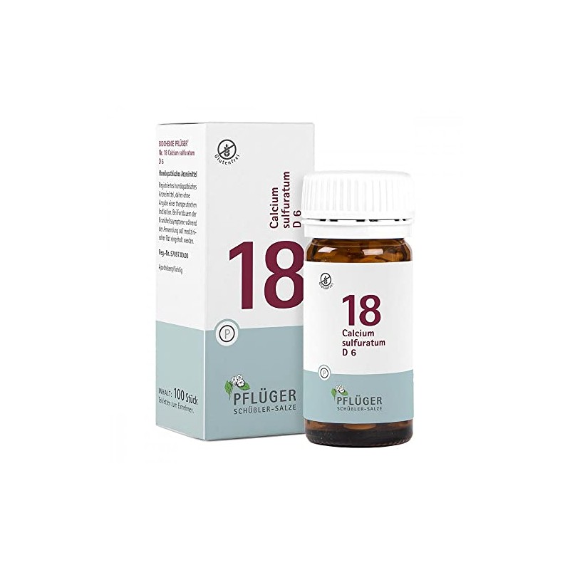 Biochemie Pflüger 18 Calcium Sulfuratum D 6 Tablets