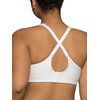 Vanity Fair Sujetador deportivo convertible de impacto medio para mujer,