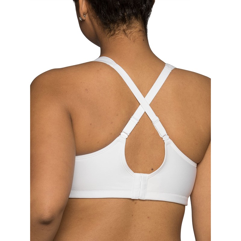 Vanity Fair Sujetador deportivo convertible de impacto medio para mujer,