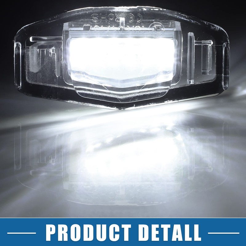 A ABSOPRO Car 6000K White LED License Plate Light Assembly