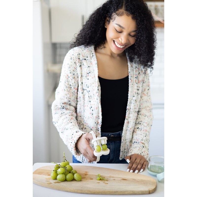 Ubbi Grape Cutter for Kids, Fruit and Vegetable Slicer, Safe