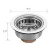 Design House 544304 Kitchen Sink Anti-Clogging S304 Stainless Steel Drain