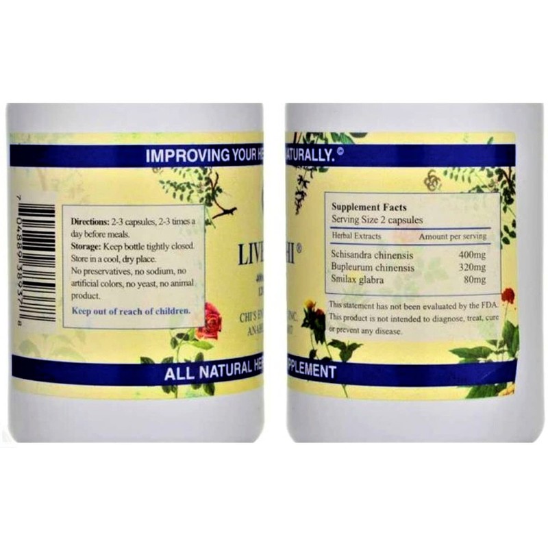 Chi - Liver Chi - Herbal Supplement with Traditional Botanicals