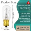 3Pcs 5304464090 Microwave Light Bulb - 30W Microwave Light Bulb