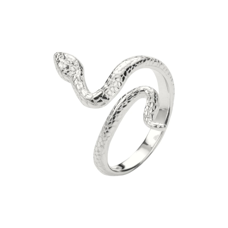 925 Sterling Silver Snake Ring, Adjustable Snake Ring, Vintage Snake