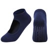 Bule Maple Pilates Socks, Yoga Socks, Anti-Slip, Grip Socks, navy
