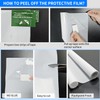 DERZGAO Window Privacy Film with Installation Tools, Static Cling, Anti
