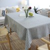 meioro Farmhouse Tablecloth, Square Washable Wrinkle Free Dust Resistant Table