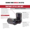 OEM Style Lug Nut 1/2" Black Lug Nuts Fits Jeeps