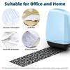 KOEYLE 2 Pack Confidential Roller Stamp with 6 Pack Refills