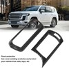 2pcs Air Conditioner Vent Outlet Trim Cover Carbon Fiber Interior