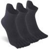 Sunew Five Toe Socks Men, Coolmax Five Finger Socks, High