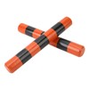 1 Pair Rhythm Sticks Wooden Case Iron Beads Sand Stick