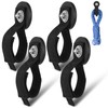 Lemecima 4 Pcs Heavy Duty Magnetic Hook, Magnetic-Tool-Holder, Magnetic Garage