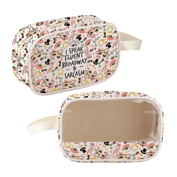 CMNIM Theater Gifts Musical Theatre Clear Makeup Cosmetic Bag I