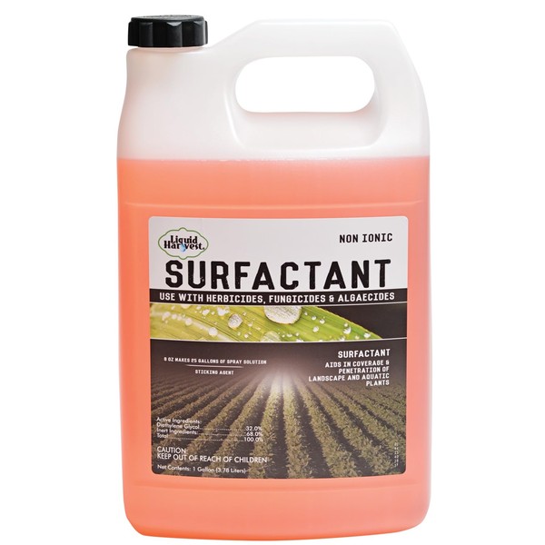 Liquid Harvest Concentrated Surfactant for Herbicides Non-Ionic Gallon (128oz), Increase