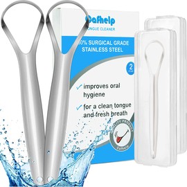 Rascador de lengua (2 unidades), reduce el mal aliento (grado médico)