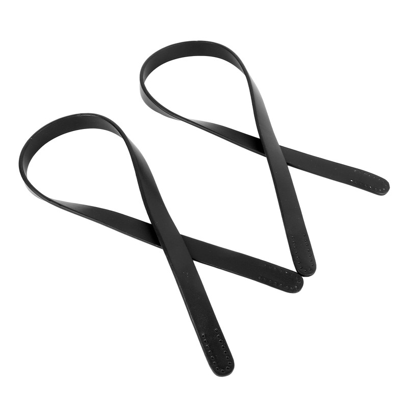 2Pcs Leather Bag Handles 25.6in Long 0.7in Wide Synthetic Leather