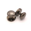 Infinity Decor Black Nickel Victorian Latch Round Mortice Door Knobs