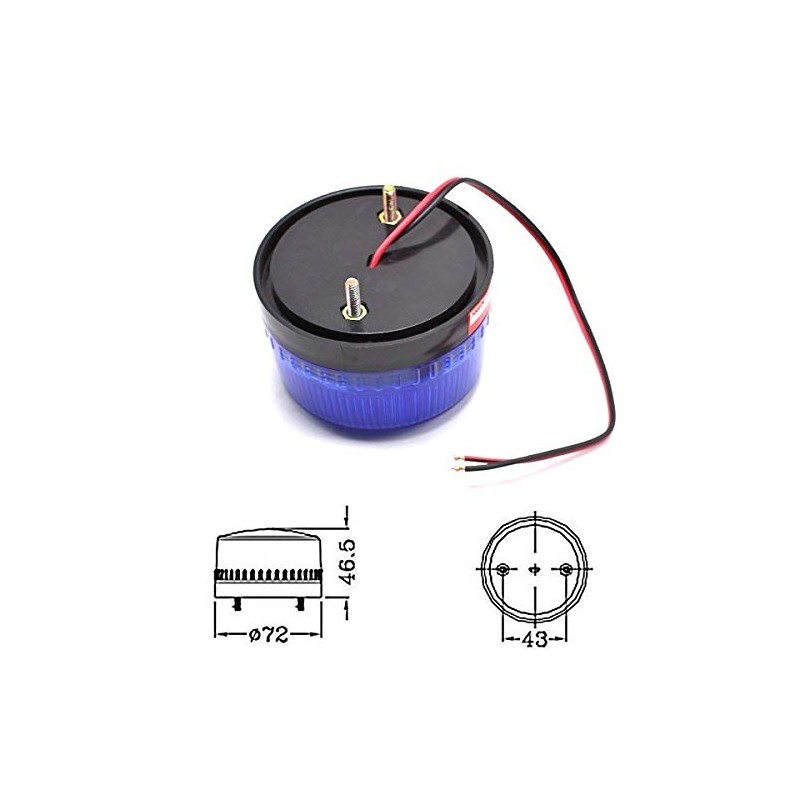Wellvie LED Flashing Light, Warning Light, Emergency Light, Patrump Light,