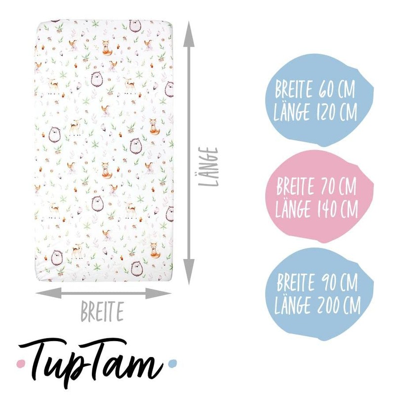 TupTam baby fitted sheet children fitted sheet for baby bed