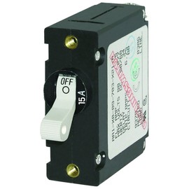 The Amazing Quality Blue Sea 7210 AC / DC Single Pole Magnetic World Circuit Breaker - 15 Amp