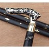 Brass Handle Victorian Telescope Foldable Wooden Walking Stick Cane Ideal