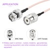 DMiotech 2 Pcs RG316 Coaxial Cable 6" BNC Male to