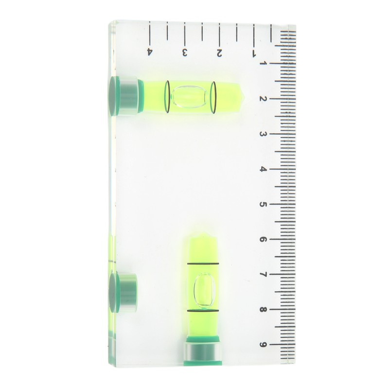 Two Dimensional Horizontal Bubble Level Portable Two Way Integrated Level
