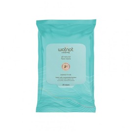 Wotnot Buy WotNot Natural Facial Wipes Sensitive 25 Wipes Online