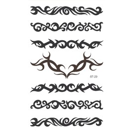 Supperb® Mix Tribal Temporary Tattoos (Tribal Swirls ST-29)