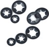 Internal Tooth Star Lock Washers,Hincell 360 Pieces 9 Sizes Push