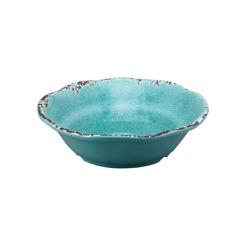 Supreme Housewares 12-Piece Melamine Dinnerware Set, Includes Dinner Plates, Salad