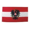 Flag 150 x 90 cm Austria with Eagle