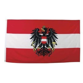 Flag 150 x 90 cm Austria with Eagle
