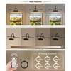 JOOSENLUX Wireless Picture Light - Battery Operated Black Wall Light
